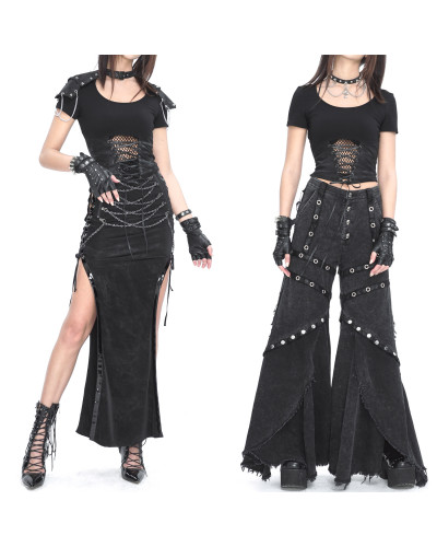 Camiseta Gótica Corta