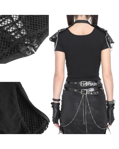 Kurzes Gothic T-Shirt