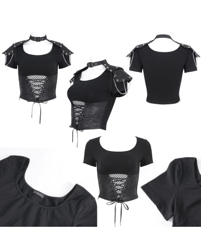 Camiseta Gótica Corta