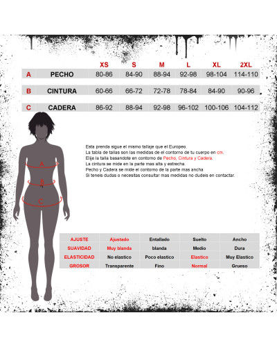 Camiseta Gótica Corta