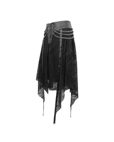 Skirt with Chains and Pentagram from Devil Fashion Brand at €69.00