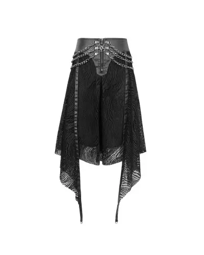 Skirt with Chains and Pentagram from Devil Fashion Brand at €69.00