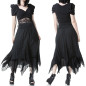 Black Skirt with Peaks Black Skirt with Peaks