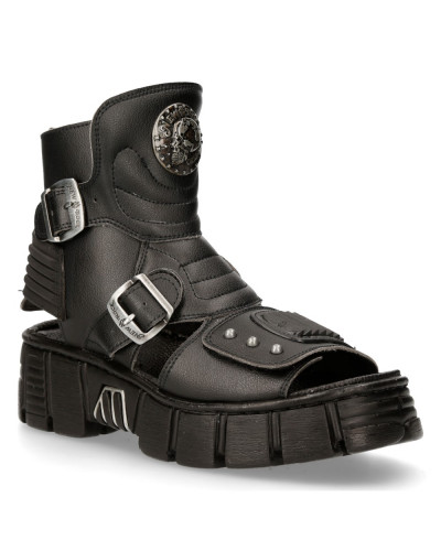 Zapatos New Rock Góticos Blancos