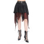 Black and Red Asymmetric Skirt Black and Red Asymmetric Skirt
