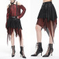 Black and Red Asymmetric Skirt Black and Red Asymmetric Skirt