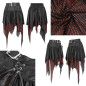 Black and Red Asymmetric Skirt Black and Red Asymmetric Skirt