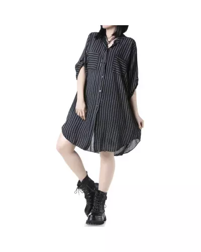 Long Shirt with Stripes