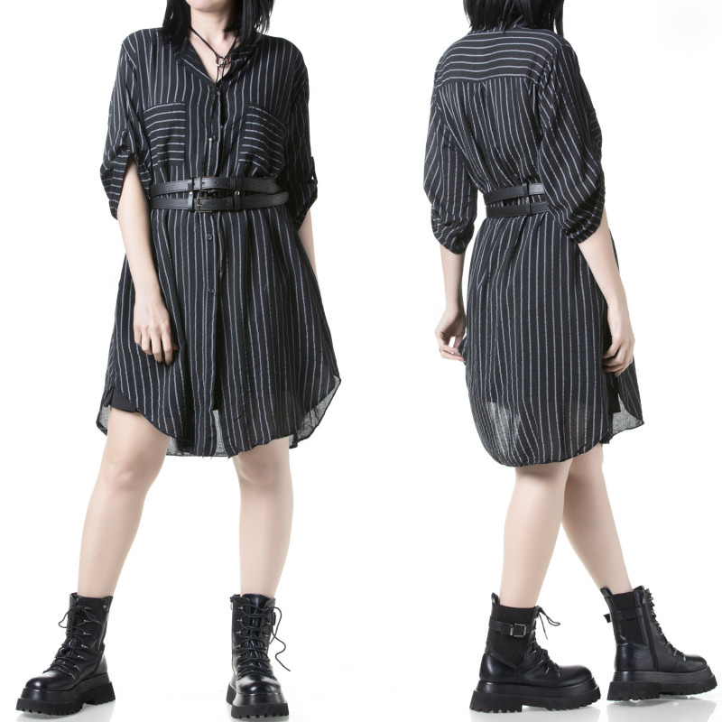 Long Shirt with Stripes