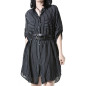 Camisa Longa com Listras