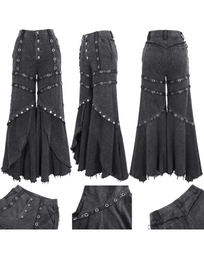 Pantalón Gótico con Rejilla
