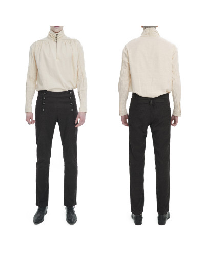 Camisa Gótica Negra para Hombre