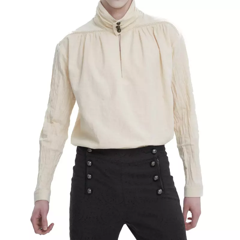 Beige Blouse for Men from Devil Fashion Brand at €61.50