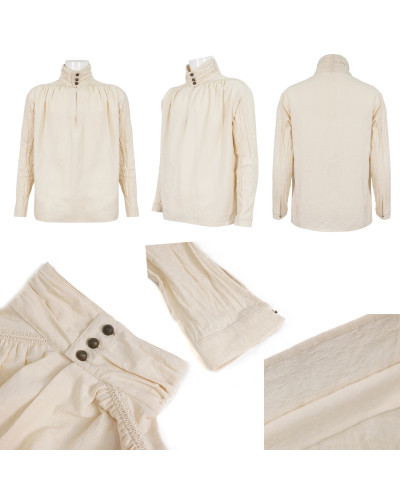 Chemise Gothique Noire pour Homme