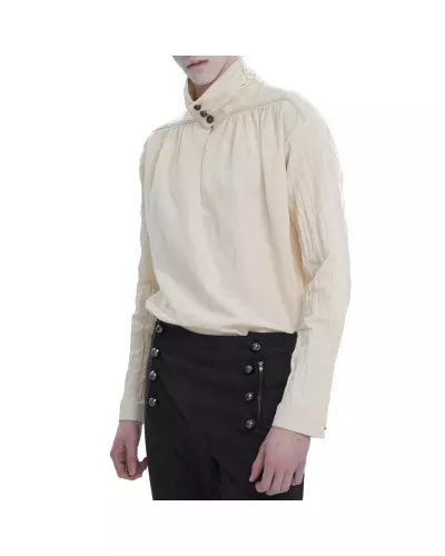 Beige Bluse für Männer der Devil Fashion-Marke für 51,00 €