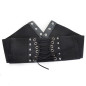Wide Belt with Lacing