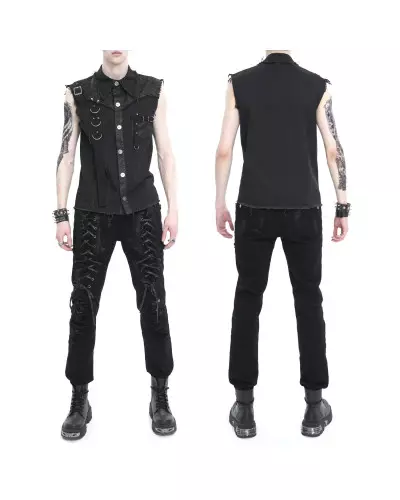 Chemise sans Manches pour Homme de la Marque Devil Fashion à 68,90 €