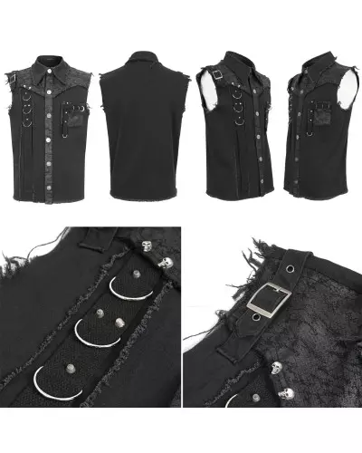 Sleeveless Shirt for Men from Devil Fashion Brand at €68.90