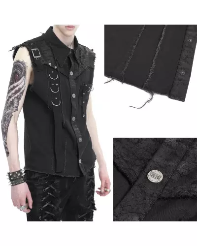 Chemise sans Manches pour Homme de la Marque Devil Fashion à 68,90 €