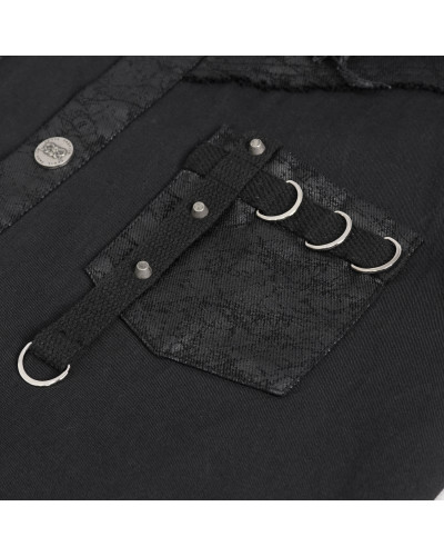 Camisa Gótica sin Mangas para Hombre