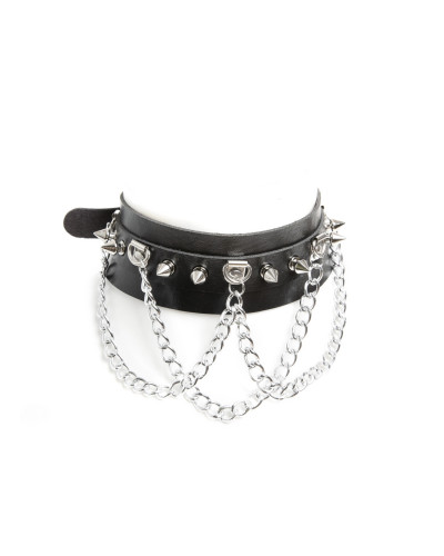Gothic Choker with Chains