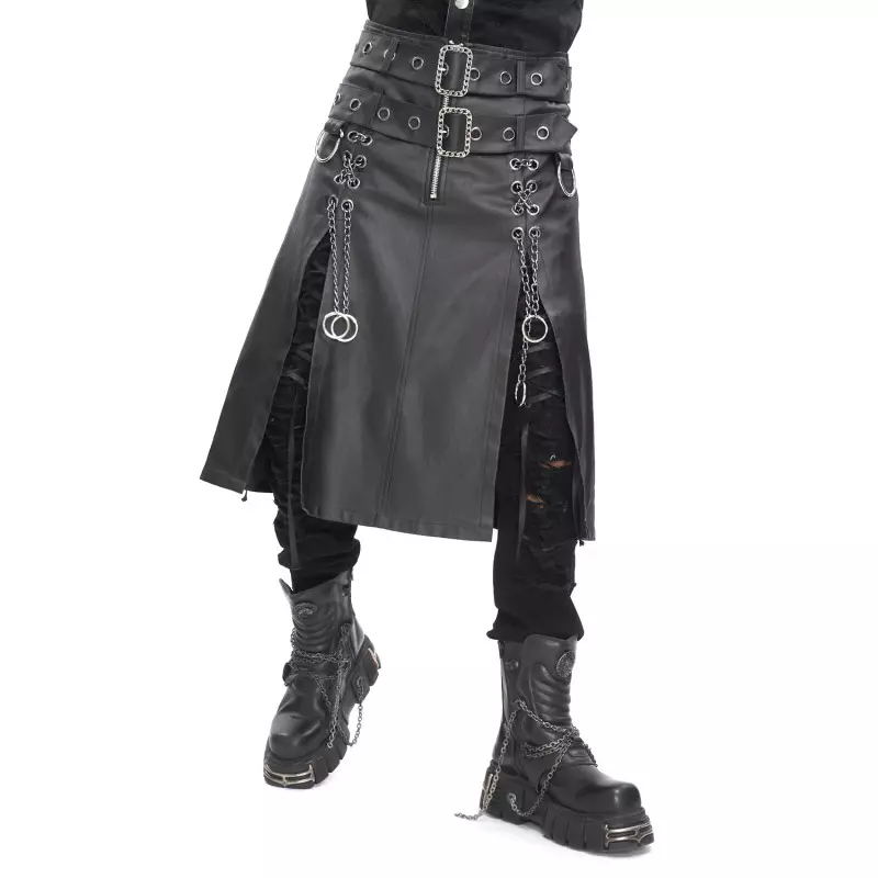 Rock mit Schnallen für Männer der Devil Fashion-Marke für 98,90 €