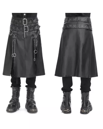 Skirt with Buckles for Men from Devil Fashion Brand at €86.00