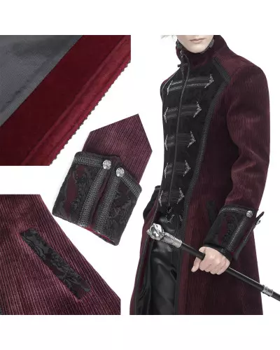 Elegante Rote Jacke für Männer der Devil Fashion-Marke für 189,90 €