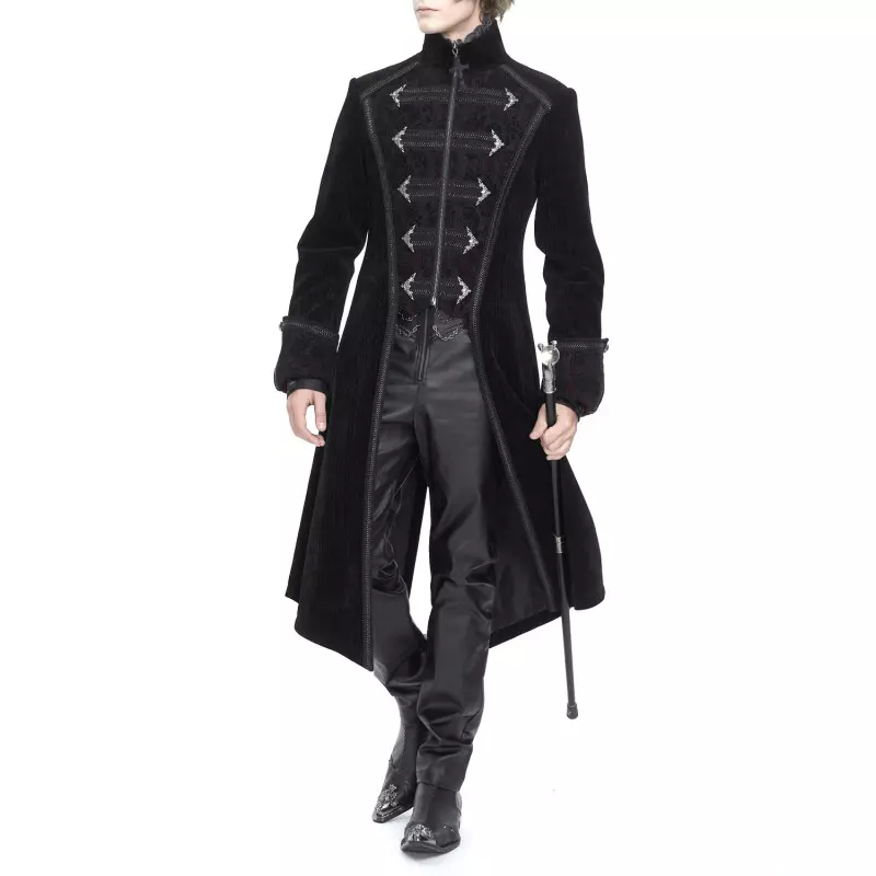 Elegante Schwarze Jacke für Männer der Devil Fashion-Marke für 189,90 €