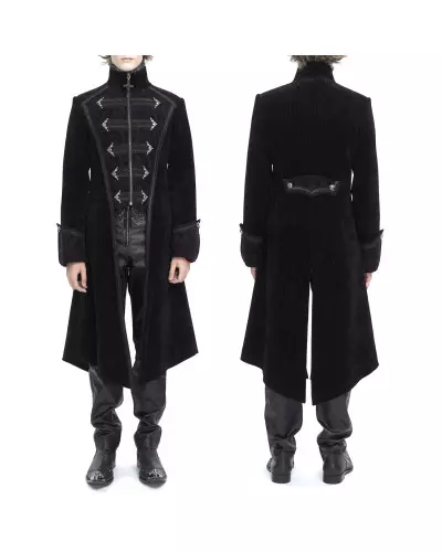 Elegante Schwarze Jacke für Männer der Devil Fashion-Marke für 189,90 €