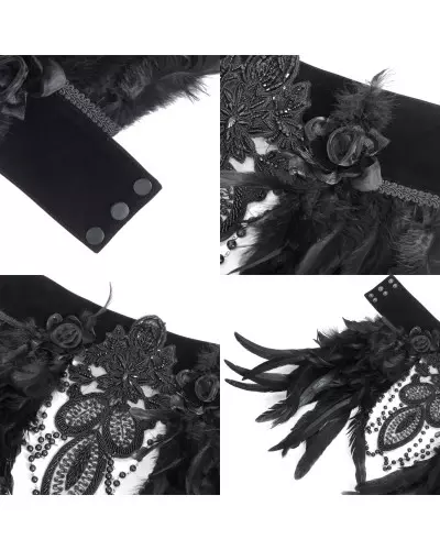 Unisex Collar with Feathers from Devil Fashion Brand at €59.00