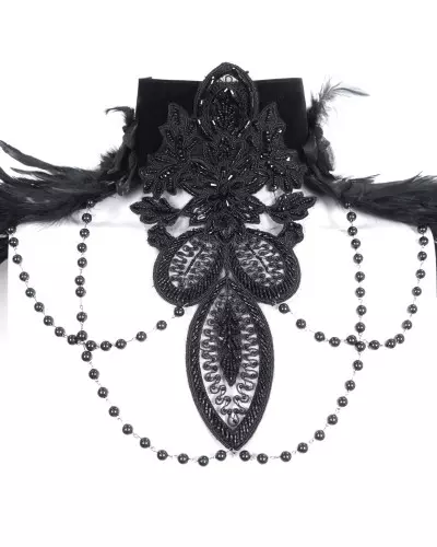 Unisex Collar with Feathers from Devil Fashion Brand at €59.00