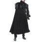 Capa Asimétrica con Plumas para Hombre Capa Asimétrica con Plumas para Hombre