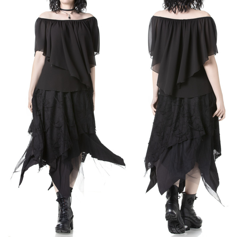 T-Shirt com Tule
