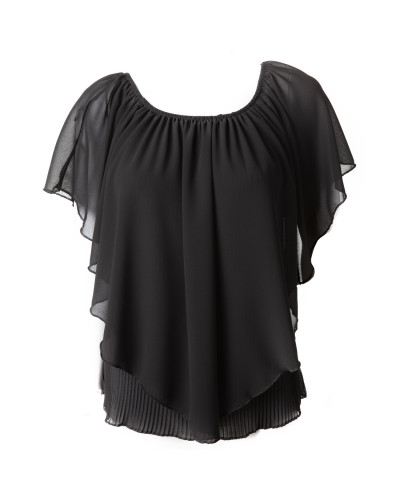 Gothic T-Shirt with Tulle