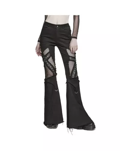 Pantalon avec Grille de la Marque Punk Rave à 77,44 €