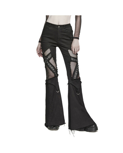Pantalón Gótico con Rejilla