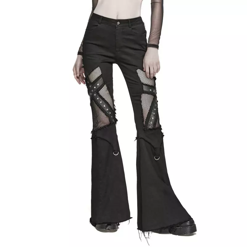 Pants with Mesh from Punk Rave Brand at €79.50