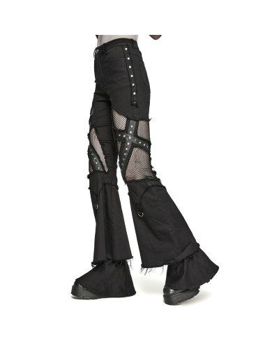 Gothic Hose mit Netzstoff