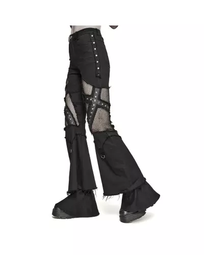 Pants with Mesh from Punk Rave Brand at €79.50