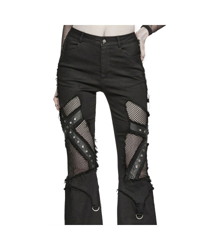 Pantalón Gótico con Rejilla