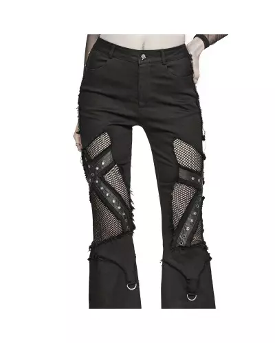 Pants with Mesh from Punk Rave Brand at €77.44