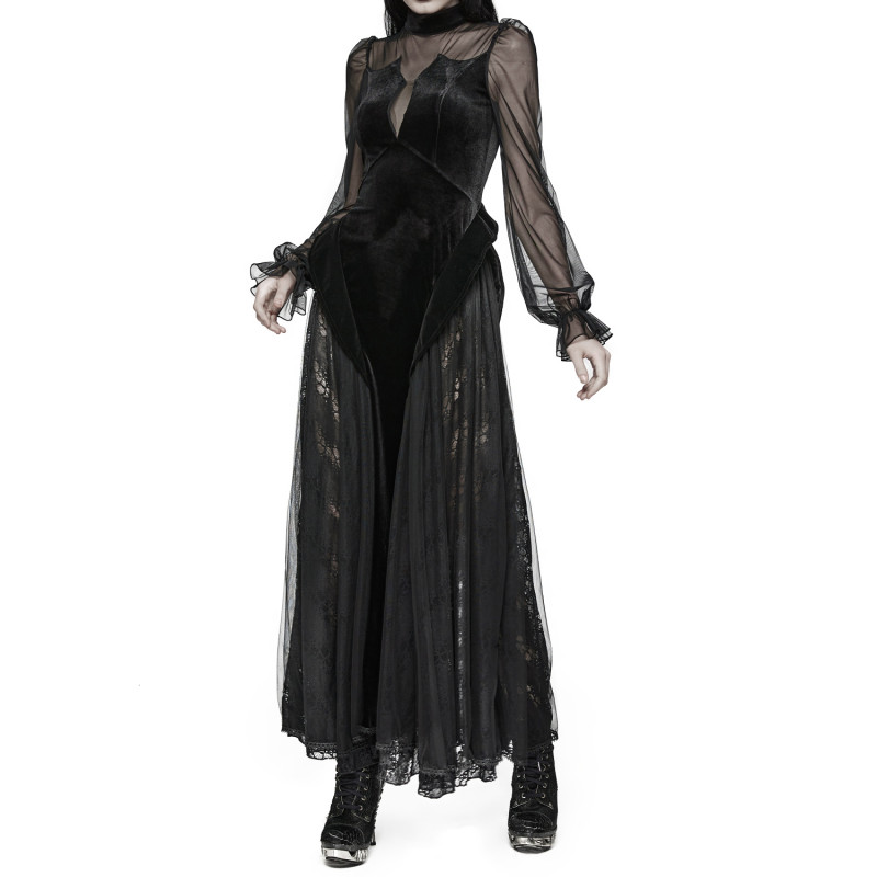 Robe avec Tulle et Velours