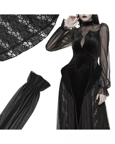 Dress with Tulle and Velvet from Punk Rave Brand at €82.00