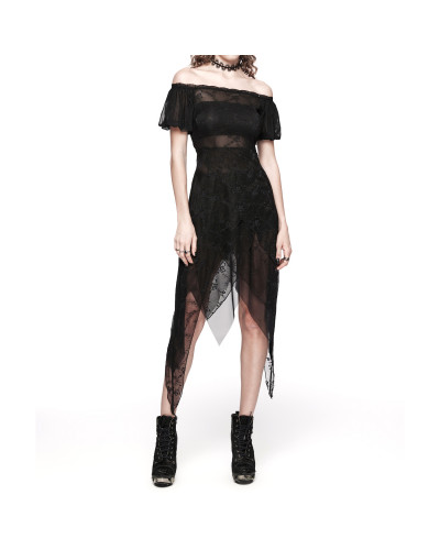 Vestido Gótico Transparente