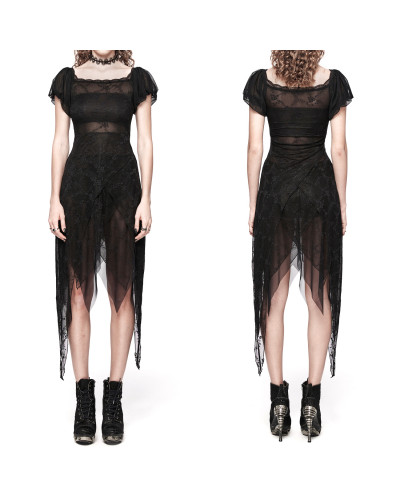 Durchsichtiges Gothic Kleid