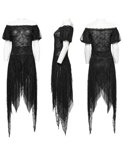 Durchsichtiges Gothic Kleid