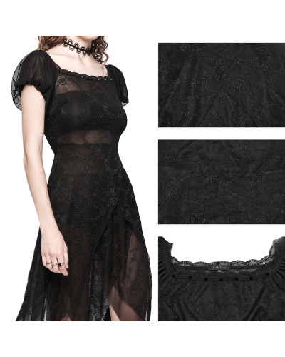 Durchsichtiges Gothic Kleid