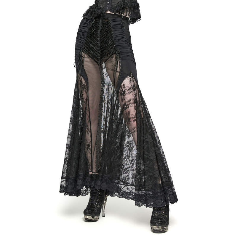 Asymmetric Gothic Skirt