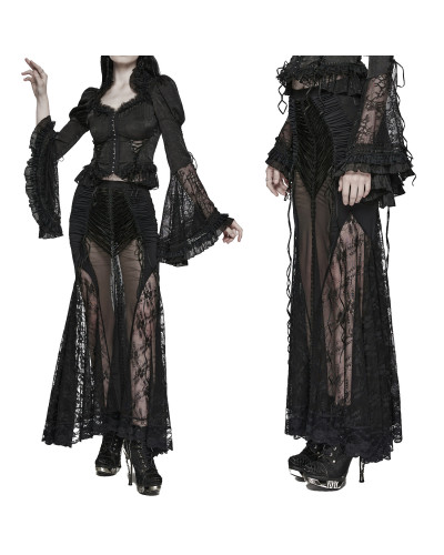 Asymmetric Gothic Skirt